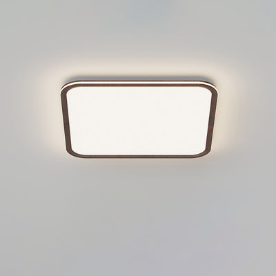 Plafonnier LED carré en aluminium acrylique géométrique minimaliste moderne pour salon 