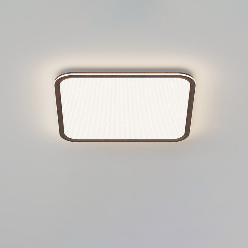 Plafonnier LED carré en aluminium acrylique géométrique minimaliste moderne pour salon 