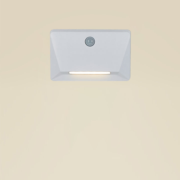 Lampe murale LED magnétique rectangulaire en ABS avec capteur humain minimaliste moderne pour salon 