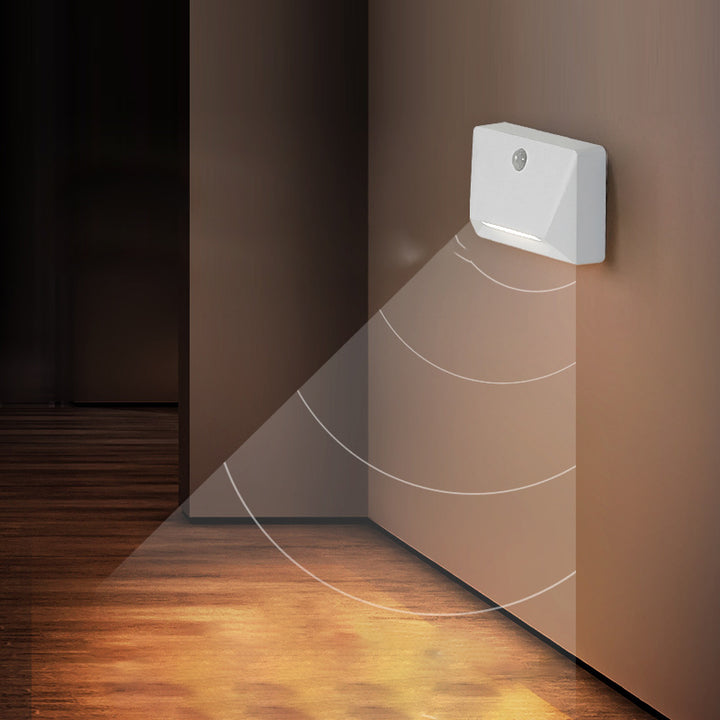 Lampe murale LED magnétique rectangulaire en ABS avec capteur humain minimaliste moderne pour salon 