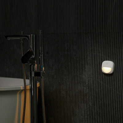 Modern Minimalist ABS Square Magnetic LED USB Human Sensor Night Light Wall Sconce Lamp For Bedroom