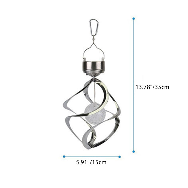 Modern Minimalist Curved Ring Stainless Steel Plastic LED Outdoor Light For Outdoor Patio