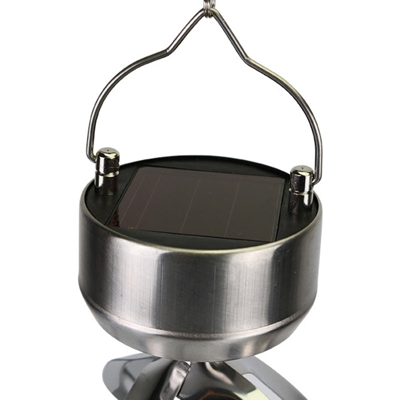 Modern Minimalist Curved Ring Stainless Steel Plastic LED Outdoor Light For Outdoor Patio