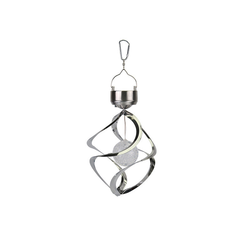Modern Minimalist Curved Ring Stainless Steel Plastic LED Outdoor Light For Outdoor Patio