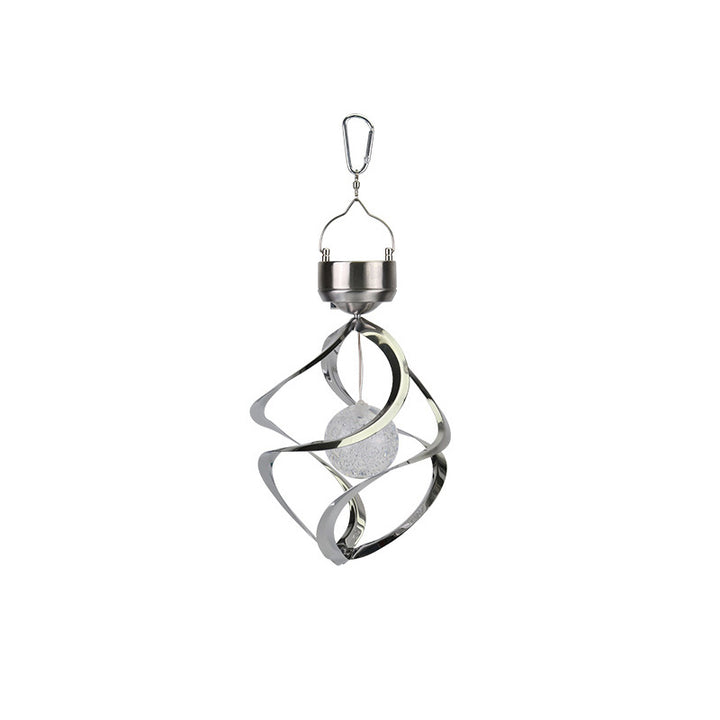 Modern Minimalist Curved Ring Stainless Steel Plastic LED Outdoor Light For Outdoor Patio