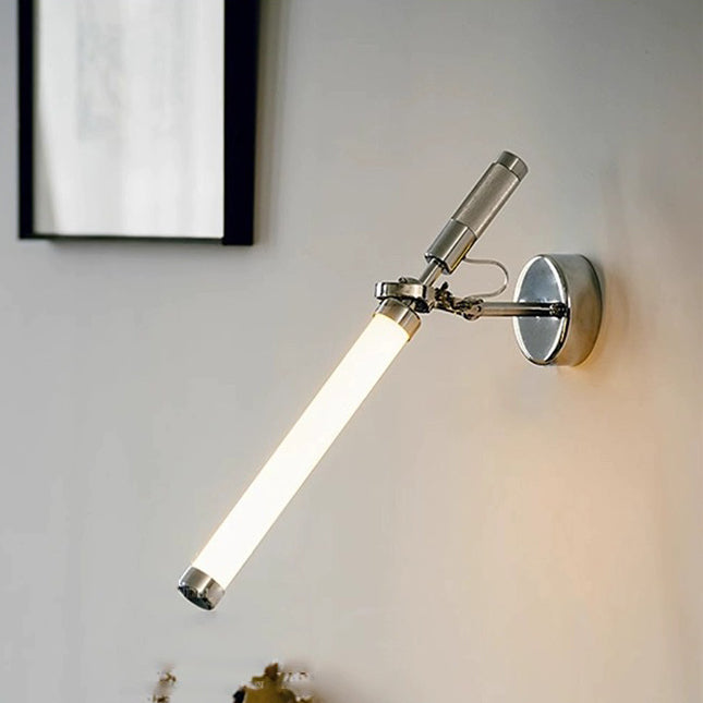 Applique murale LED en verre avec matériel moderne minimaliste à bande longue pour salon 