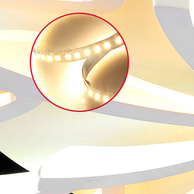 ضوء سقف LED بتصميم زهرة الهندباء من الأكريليك للأثاث الشمالي المعاصر لغرفة النوم 