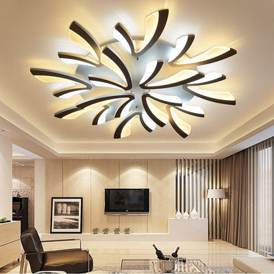 ضوء سقف LED بتصميم زهرة الهندباء من الأكريليك للأثاث الشمالي المعاصر لغرفة النوم 