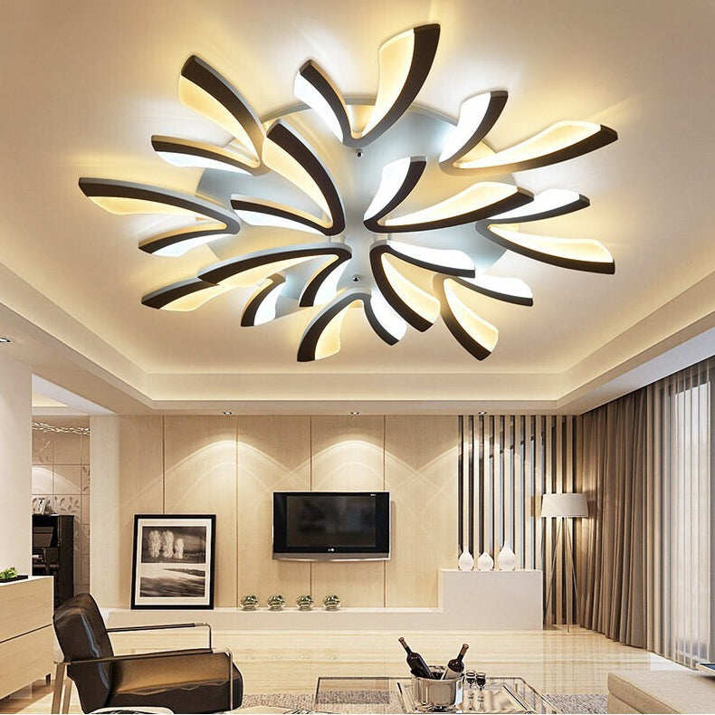 ضوء سقف LED بتصميم زهرة الهندباء من الأكريليك للأثاث الشمالي المعاصر لغرفة النوم 