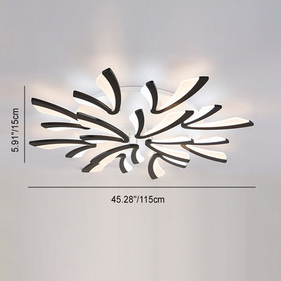ضوء سقف LED بتصميم زهرة الهندباء من الأكريليك للأثاث الشمالي المعاصر لغرفة النوم 