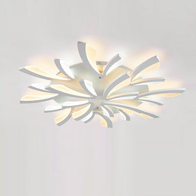 ضوء سقف LED بتصميم زهرة الهندباء من الأكريليك للأثاث الشمالي المعاصر لغرفة النوم 