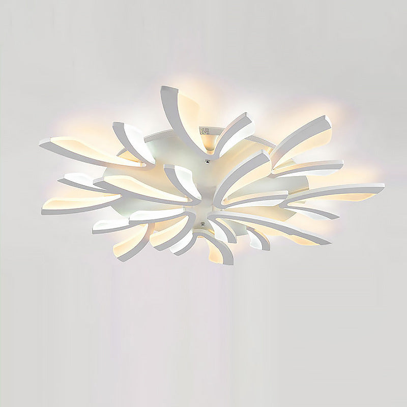 ضوء سقف LED بتصميم زهرة الهندباء من الأكريليك للأثاث الشمالي المعاصر لغرفة النوم 