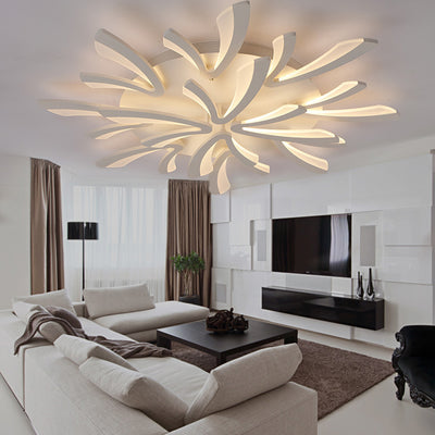 ضوء سقف LED بتصميم زهرة الهندباء من الأكريليك للأثاث الشمالي المعاصر لغرفة النوم 