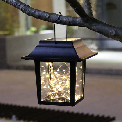 ضوء حديقة LED شمسي مربع نجمي ديكور بلاستيك صناعي معاصر 