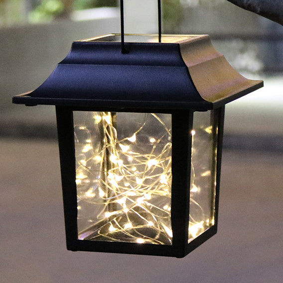 ضوء حديقة LED شمسي مربع نجمي ديكور بلاستيك صناعي معاصر 