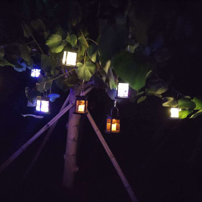 ضوء حديقة LED شمسي مقاوم للماء بشكل نجمة مربع صناعي معاصر للمناظر الطبيعية 