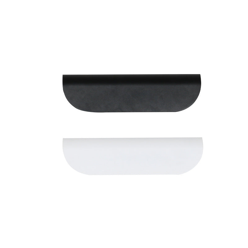 Applique murale étanche en aluminium incurvé minimaliste moderne à LED pour patio extérieur 