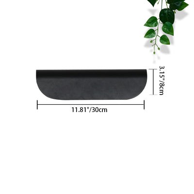Applique murale étanche en aluminium incurvé minimaliste moderne à LED pour patio extérieur 