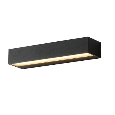 Applique murale étanche à LED en bande longue en aluminium de simplicité moderne pour patio extérieur 