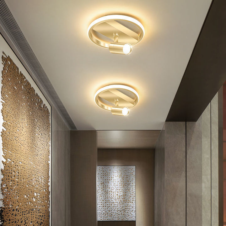 Modern Luxury Iron Acrylic LED Spotlight Flush Mount Ceiling Light For Living Room