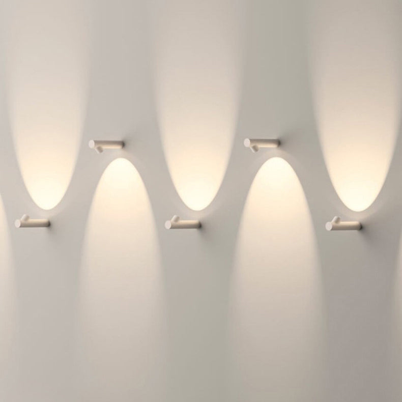 Applique Murale Étanche LED en Aluminium Minimaliste Moderne avec Nœud en Bambou pour Patio Extérieur 