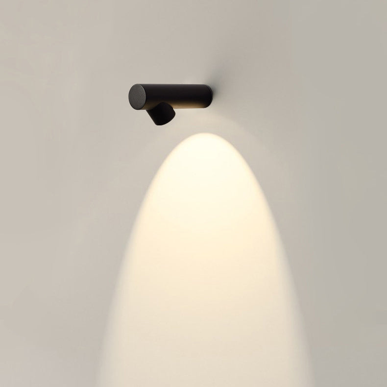 Applique Murale Étanche LED en Aluminium Minimaliste Moderne avec Nœud en Bambou pour Patio Extérieur 