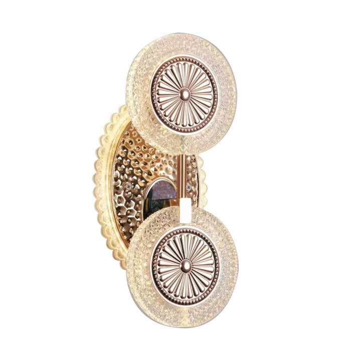 Zeitgenössische Luxus-Kristall-Diamantform-Acryl-LED-Wandleuchte für das Wohnzimmer 