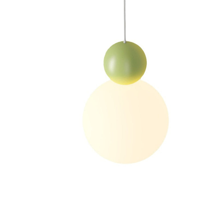 Zeitgenössische nordische Eisen-Glas-Kugelschirm 1-Licht-Wandleuchte für Wohnzimmer 
