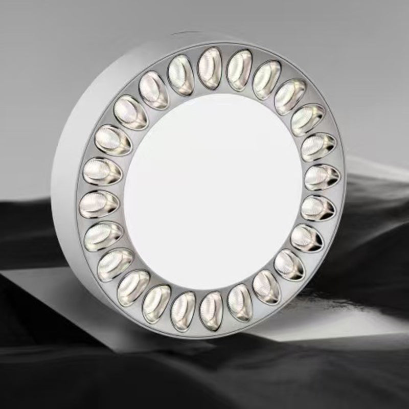 Zeitgenössische Nordische Aluminium Acryl Runde LED Pendelleuchte Für Wohnzimmer 