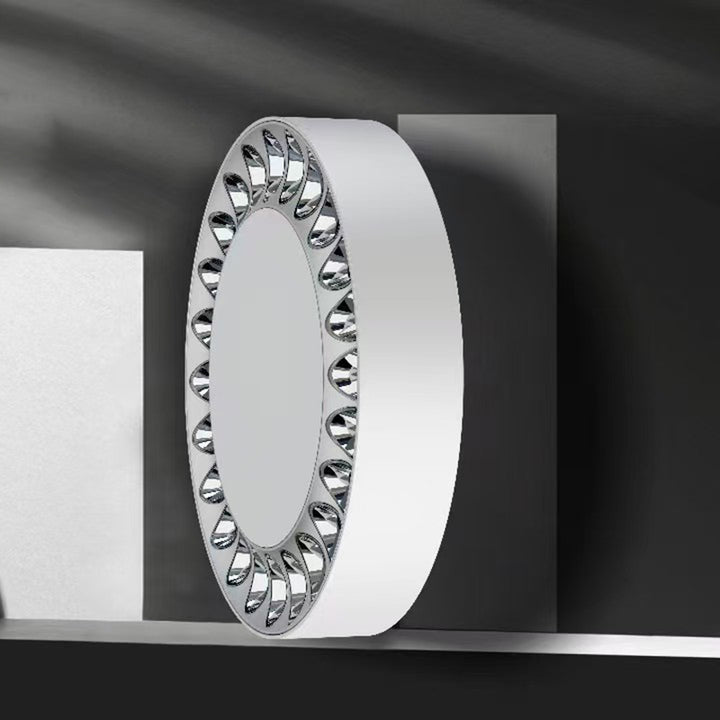 Contemporary Nordic Aluminum Acrylic Round LED Pendant Light For Living Room