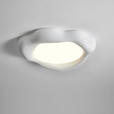 Zeitgenössische nordische Deckenleuchte aus Fiberglas und Acryl mit runder LED für das Wohnzimmer 