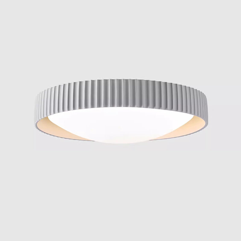 ضوء السقف المثبت بدائرة هندسية من الأكريليك الراتنج الماكرون الاسكندنافي المعاصر LED لغرفة النوم 