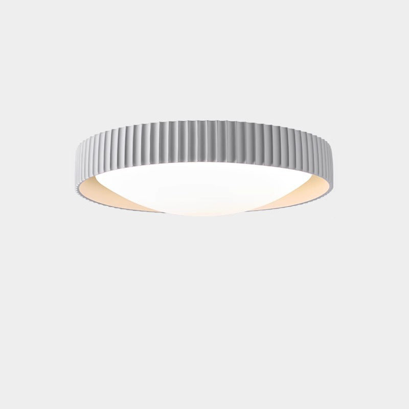 ضوء السقف المثبت بدائرة هندسية من الأكريليك الراتنج الماكرون الاسكندنافي المعاصر LED لغرفة النوم 
