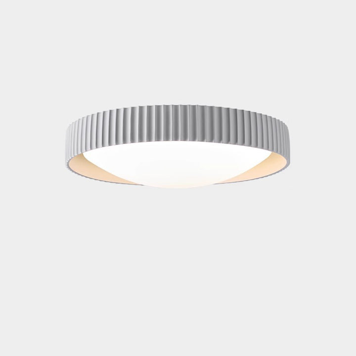 ضوء السقف المثبت بدائرة هندسية من الأكريليك الراتنج الماكرون الاسكندنافي المعاصر LED لغرفة النوم 
