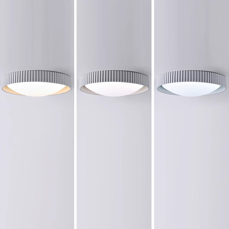 ضوء السقف المثبت بدائرة هندسية من الأكريليك الراتنج الماكرون الاسكندنافي المعاصر LED لغرفة النوم 