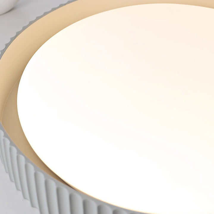 ضوء السقف المثبت بدائرة هندسية من الأكريليك الراتنج الماكرون الاسكندنافي المعاصر LED لغرفة النوم 