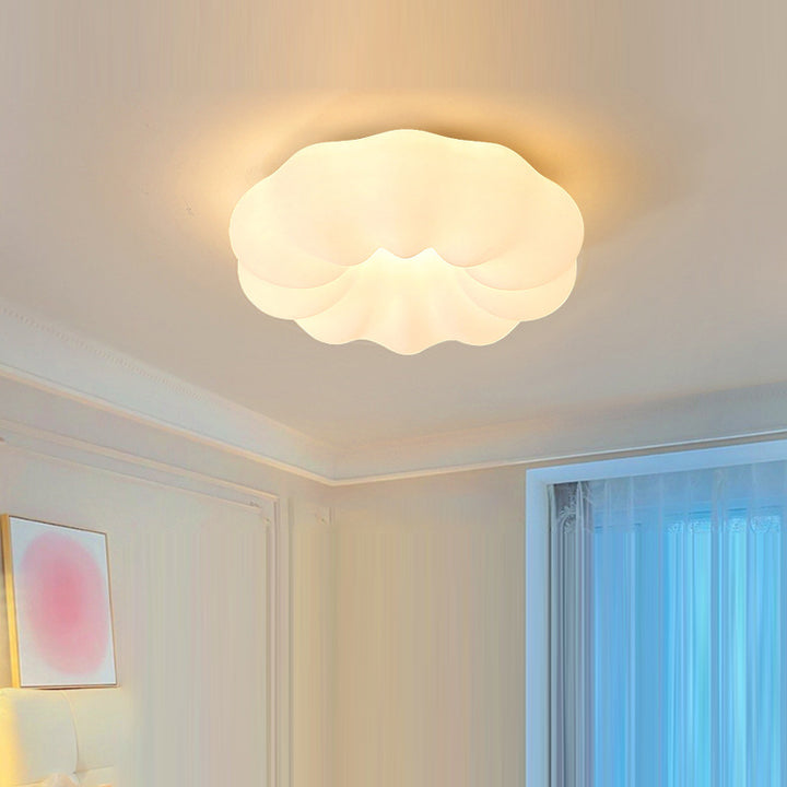 Zeitgenössische skandinavische Eisen PE Wolkenleuchte LED Deckenleuchte für das Schlafzimmer 