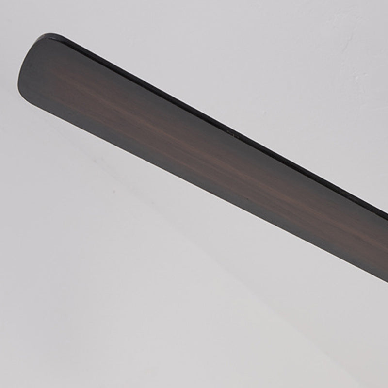 Pantalla de cúpula de vidrio teñido tradicional de Tiffany, ventilador de madera, hardware de 5 luces, varillas hacia abajo, luz de ventilador de techo para sala de estar 