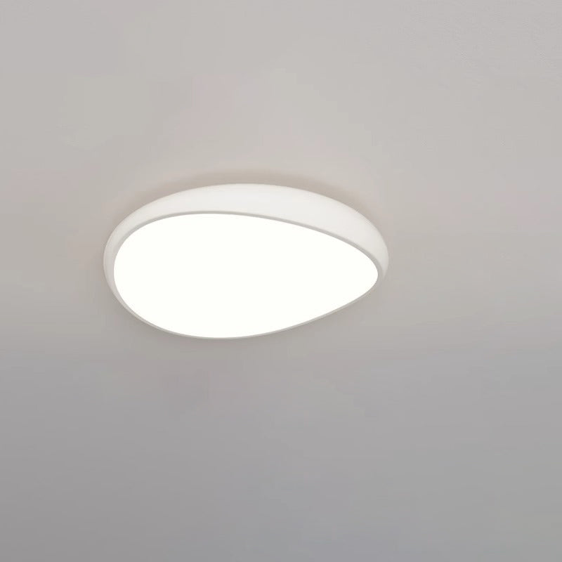 Plafonnier LED rond en fer acrylique scandinave contemporain pour salon 