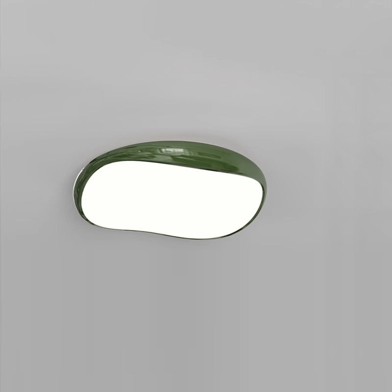 Plafonnier LED rond en fer acrylique scandinave contemporain pour salon 