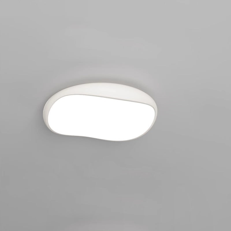 Plafonnier LED rond en fer acrylique scandinave contemporain pour salon 