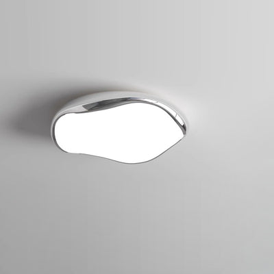 Plafonnier LED rond en fer acrylique scandinave contemporain pour salon 