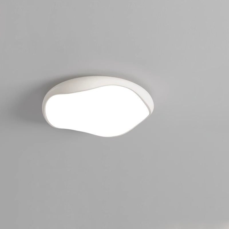 Plafonnier LED rond en fer acrylique scandinave contemporain pour salon 