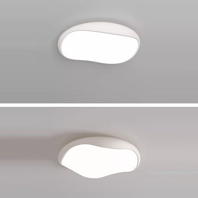 Plafonnier LED rond en fer acrylique scandinave contemporain pour salon 