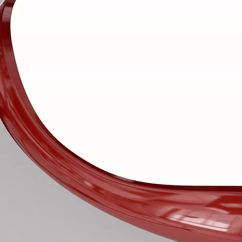 Plafonnier LED rond en fer acrylique scandinave contemporain pour salon 