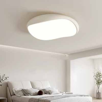 Plafonnier LED rond en fer acrylique scandinave contemporain pour salon 
