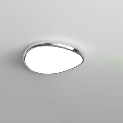 Plafonnier LED rond en fer acrylique scandinave contemporain pour salon 
