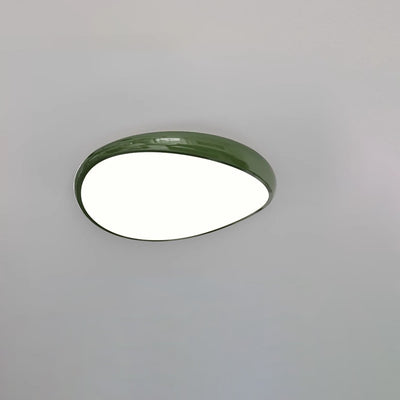 Plafonnier LED rond en fer acrylique scandinave contemporain pour salon 
