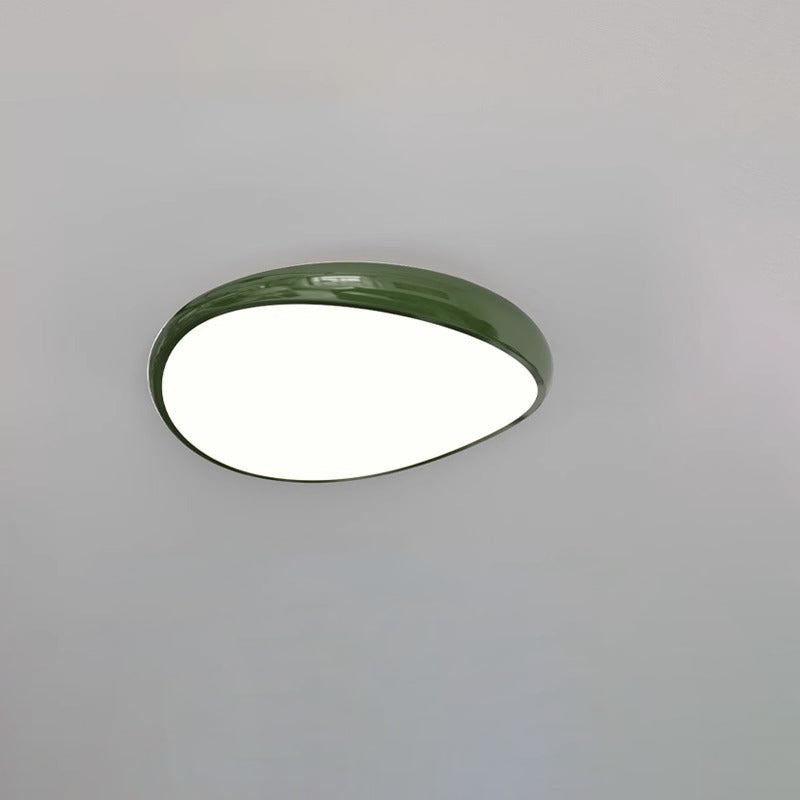 Plafonnier LED rond en fer acrylique scandinave contemporain pour salon 
