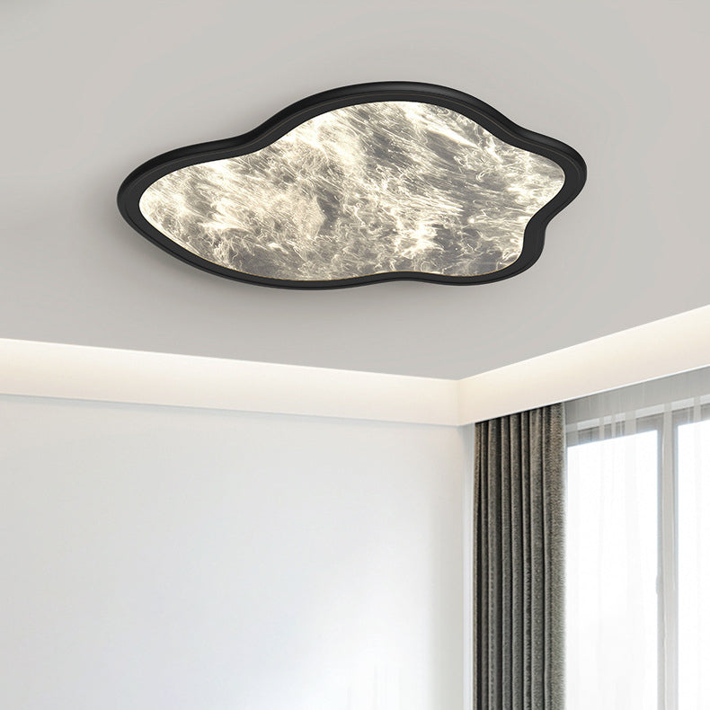 Zeitgenössische Nordische Hardware Aluminium Eiskristall Acryl Wolkenschirm LED Deckenleuchte Für Wohnzimmer 